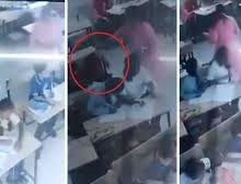 टीचर ने की छात्र की बेरहमी से पिटाई 17.25