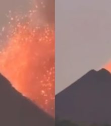 भारत के इकलौते ज्वालामुखी में विस्फोट 35