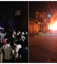 गुजरात: गांधीनगर में गरबा के दौरान दो गुटों में झड़प, दुकानें फूंकी 9